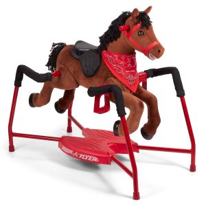 Chestnut: Plush Interactive Spring Riding Horse
