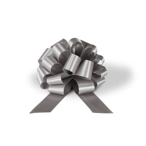 9'' Medium Silver Gift Bow